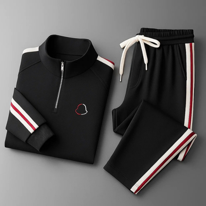 Hype Premium Quarter-Zip Tracksuit Set