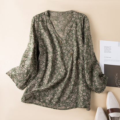Avery Linen Blouse