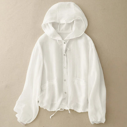 Ella Linen Hoodie